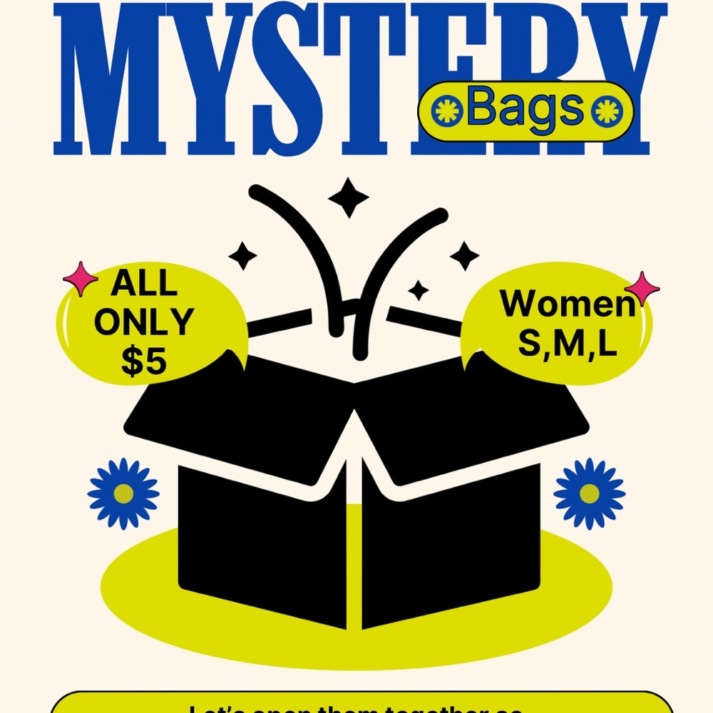 6/25 - Mystery Bags for Women - S, M, L, & XL
